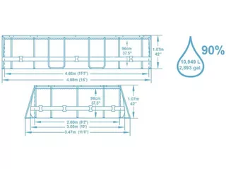 Medence Power Steel Pool 4.18 x 3.05