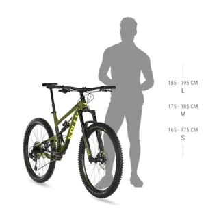 Celoodpružený bicykel KELLYS THORX 10 27,5" - model 2019 - M (17")