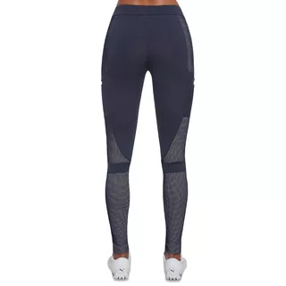 BAS BLACK Passion Damen Sport Leggins - weiß-blau