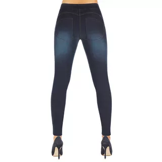 BAS BLEU Maddie Damen Push-Up Leggins - dunkelblau