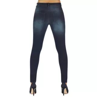 Legginsy damskie modelujące BAS BLEU Timea - Ciemny niebieski