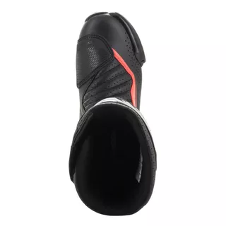 Moto boty Alpinestars S-MX 6 černá/šedá/červená fluo