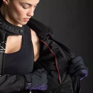 Women’s Motorcycle Jacket LS2 Gate Black Dark Grey - Black/Dark Grey