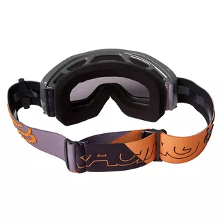 Children’s Mirrored Motocross Goggles FOX Yth Main Skew Spk OS Black Gold MX22