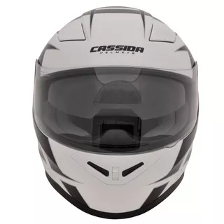 Motorcycle Helmet Cassida Evo - Black-White-Red