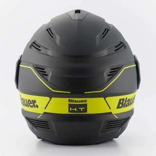 Moto prilba Blauer Brat Black/Fluo Yellow