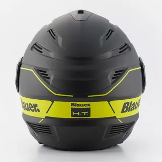 Moto přilba Blauer Brat Black/Fluo Yellow - černá/žlutá fluo