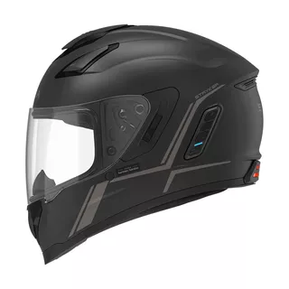 Motorcycle Helmet SENA Stryker w/ Integrated Mesh Headset Matte Black - Matte Black