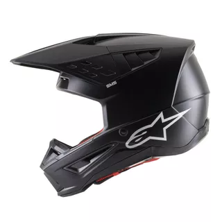 Motorcycle Helmet Alpinestars S-M5 Solid Black Matte 2022