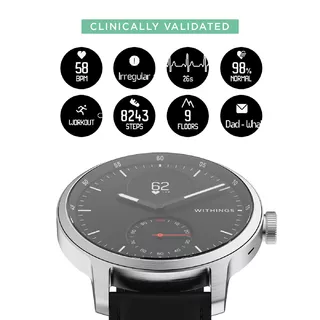 Withings Scanwatch 42mm aktivitásmérő óra fehér