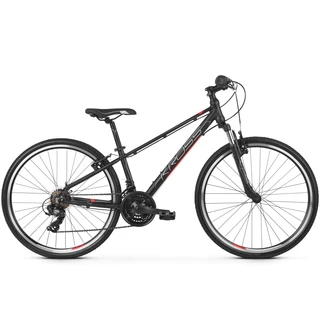 Junior kerékpár Kross Evado JR 1.0 26" - modell 2020 - fekete/piros/ezüst - fekete/piros/ezüst