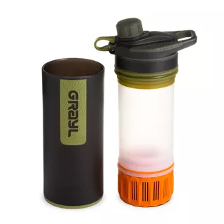 Water Purifier Bottle Grayl Geopress - Coyote Amber