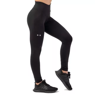 Nebbia Classic Performance magas derekú leggings - sötét szürke - fekete