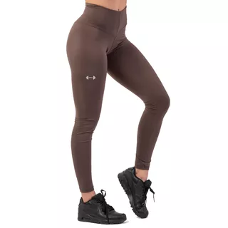 Nebbia Classic Performance magas derekú leggings - sötét szürke - barna