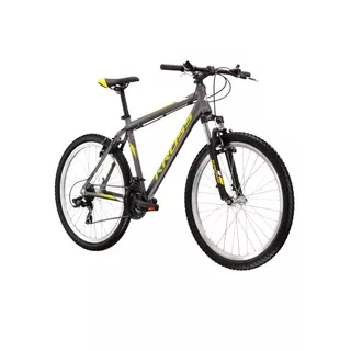 Horský bicykel Kross Hexagon 26" Gen 004 - grafitová/limetková/biela