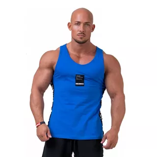 Nebbia Herren Tanktop "YOUR POTENTIAL IS ENDLESS" 174 - Blau