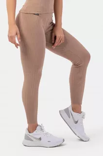 Nebbia biopamut bordázott, magas derekú leggings