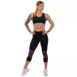 Női magas derekú leggings Nebbia 406 - fekete