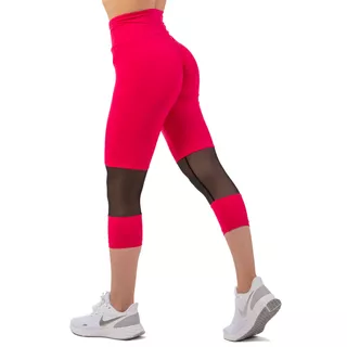 Női magas derekú leggings Nebbia 406 - pink