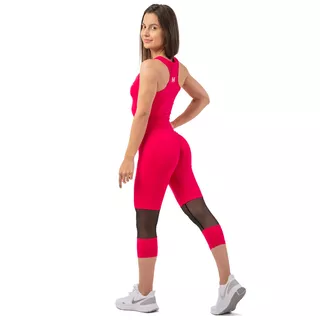 Női magas derekú leggings Nebbia 406 - pink