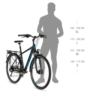 Pánsky trekingový bicykel KELLYS CARSON 70 28" - model 2020 - S (17'')