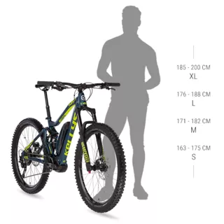 Full-Suspension E-Bike Kellys Theos i70 27.5” – 2020 - S (15.5")