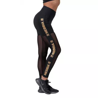 Dámské legíny Nebbia Gold Mesh 829 - Black