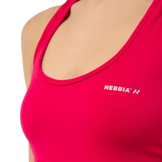 Nebbia sportos slim-fit crop trikó - világoskék