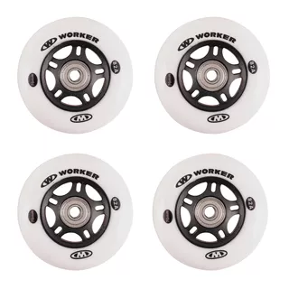 Set 4 pcs – Wheels 70mm and Bearing ABEC-5 carbon