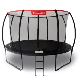 Trampolina ogrodowa z siatką kompletny zestaw inSPORTline Flea PRO 430 cm