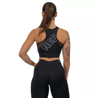 Wzmocniony biustonosz sportowy Nebbia FIT Activewear 437 - Liliowy