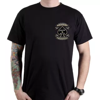 Тениска BLACK HEART Jawa 350 - черен