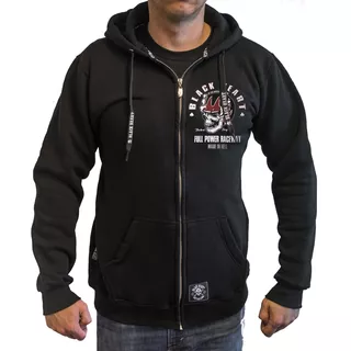 Hooded Sweatshirt BLACK HEART Full Power Zip