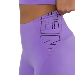 Legginsy damskie z wysokim stanem Nebbia FIT Activewear 443 - Liliowy