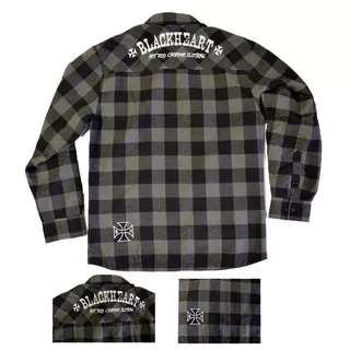 Long Sleeve Shirt BLACK HEART Duke - Grey, XL