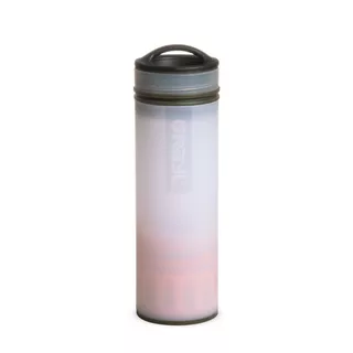 Water Purifier Bottle Grayl Ultralight Compact - Coyote Amber - Alpine White