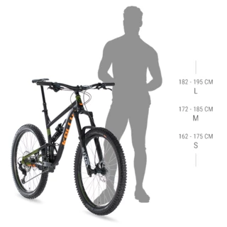 Celoodpružený bicykel KELLYS SWAG 10 27,5" - model 2020 - M (17")