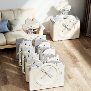 Plastic Playpen inSPORTline Bufalino 14+2 167 x 200 x 64 cm