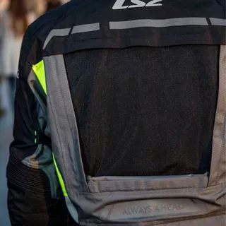 Pánska moto bunda LS2 Lance Grey Black Yellow