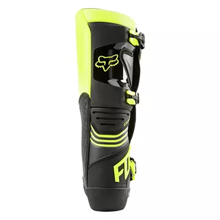 Motocross Boots FOX Comp Black Yellow MX22 - Black/Fluo Yellow