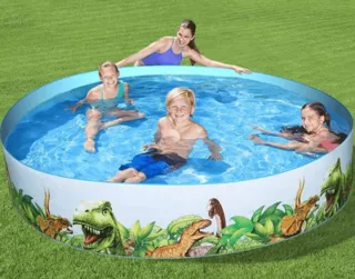 Bestway Dinoszaurusz mintás merevfalú gyerekmedence 244x46cm 55001