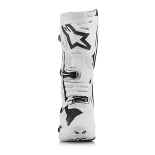 Moto boty Alpinestars Tech 10 Supervented perforované bílá