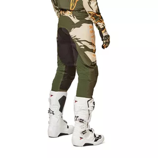 Motokrosové kalhoty Alpinestars Racer Tactical písková/zelená/mandarinka