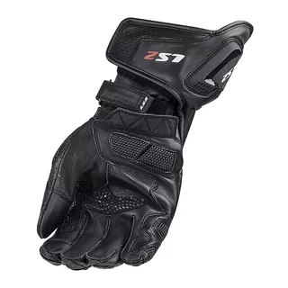 Motorcycle Gloves LS2 Swift Racing Black - Black