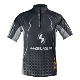 Men's bike jersey 4EVER short sleeve - Blue - Grey