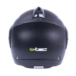 Flip-Up Motorcycle Helmet W-TEC NK-839 - Matt Black