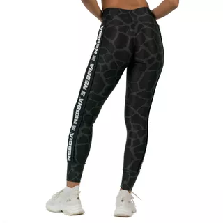 Damskie legginsy z wysokim stanem Nebbia Ocean Selected 546 - Czarny