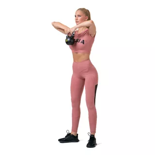 Női rövid ujjú crop top Nebbia Sporty Hero 584