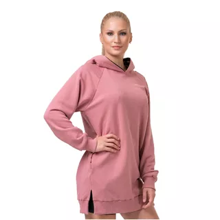 Women’s Long Hoodie Nebbia Everyday Hero 580 - Old Rose