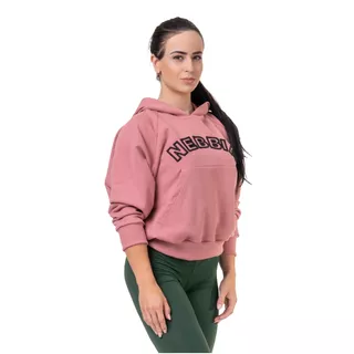 Nebbia Iconic Hero 581 Damen Kapuzensweatshirt - Alte Rosse